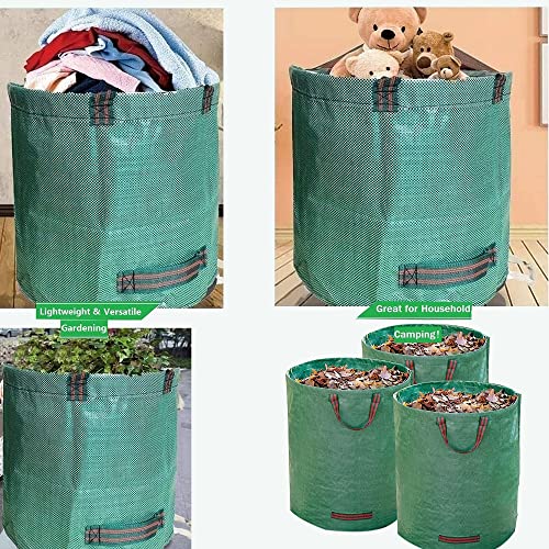 Wlflash Garden Waste Bag 3Pack 72 Gallons Free Golves Lawn Garden Bags