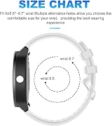 Wownadu 20mm Quick Release Watch Strap for Garmin Vivoactive 5 3 Venu Sq 2 White view 3