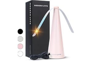 Modern Lyfe Fly Fan for Tables - USB or AA Battery Powered - Fly Swatter for Outdoor Dining Or Food at Parties, Restaurants, Outdoor Table, Fly Spinner, Keep Flies Away (Pink - 1 Pack)