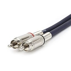 Disino Dual RCA to XLR Male Cable, 2 XLR to 2