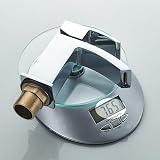 Luckyhome Basin Taps Waterfall Mono Mixer Chrome with Waste view 5