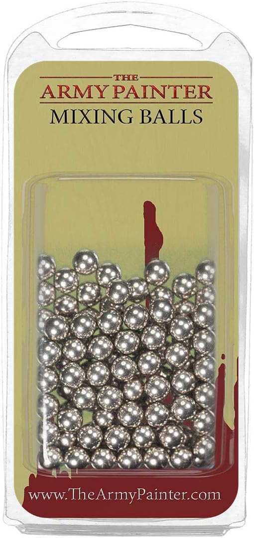 The Army Painter, Mixing Balls, 100 x 5.5 mm Stainless Steel Balls for Acrylic Paint Bottles, Model Making Accessories for Wargames, Model Making Paints, Warhammer & DND Miniatures