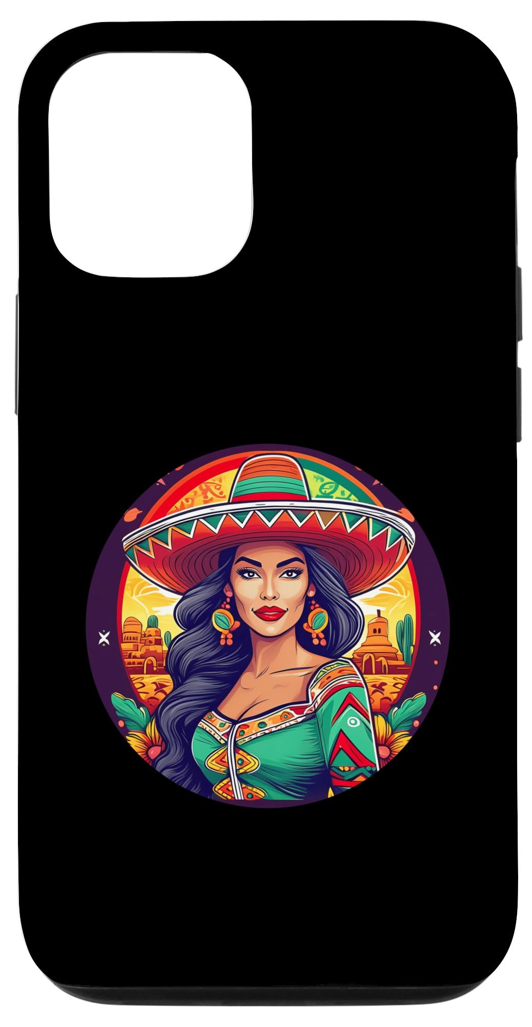 iPhone 14 Pro 5 de Mayo Party Drinko de Mayo pretty Latina Lady Case
