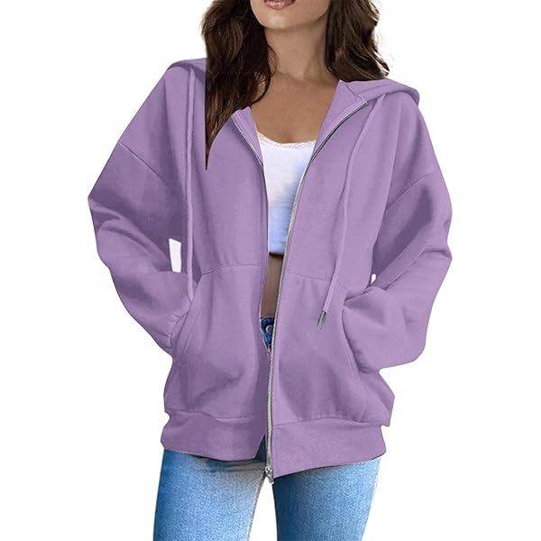 Amazon.com: YLDBWDX Womens Zip Up Hoodies Lightweight