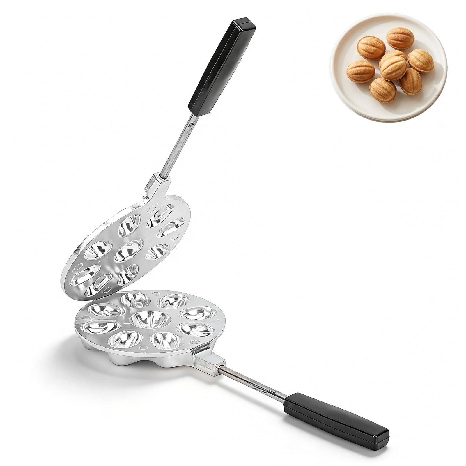 Walnut Cookie Molds Maker, 9 Nuts Walnut Cookie Maker Oreshki Molds Maker Oreshki Cookie Molds Walnut Cookie Form Oreshki Maker Oreshnitsa Maker for Home