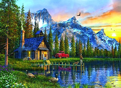 Anatolian Sunset Cabin Jigsaw Puzzle (1000 Piece)