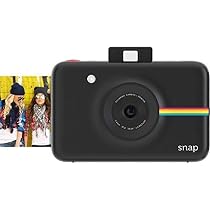 Polaroid Snap Instant Digital Camera (Black) with Zink Zero Ink