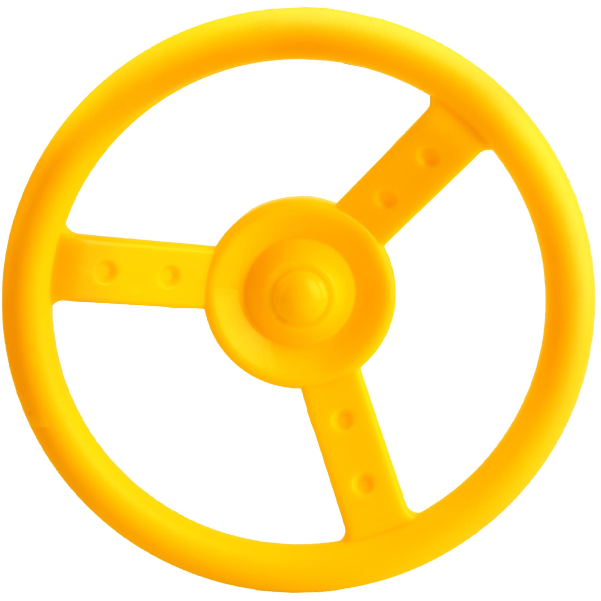Haconba Playground Steering Wheel Accessories Plastic Swingset Steering Wheel Pirate Ship Steering Wheel Playset for Outdoor Backyard Treehouse Playground Jungle Gym (Yellow)