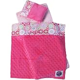 18" Doll Mattress &amp; Bedding Set, Pink Floral