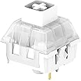 Kailh Box White Switch for Mechanical Gaming Keyboard 3-Pin Plate Mounted/RGB/SMD Waterproof MX Lever Switch (108pcs White Switch)