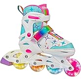 Roller Derby Stryde Youth Adjustable Inline Lighted Wheel Skates