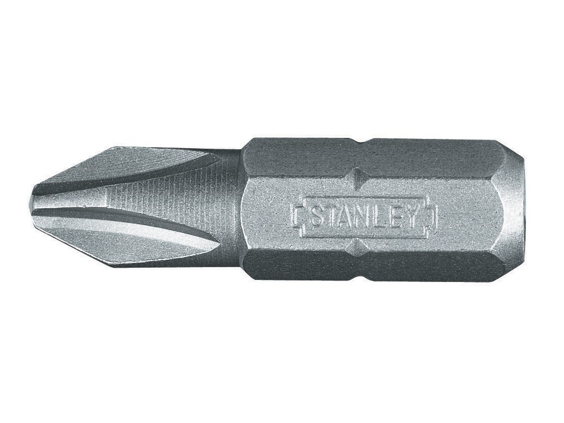 Stanley 168942B 25mm Phillips 1Point Bit (25 Pieces)