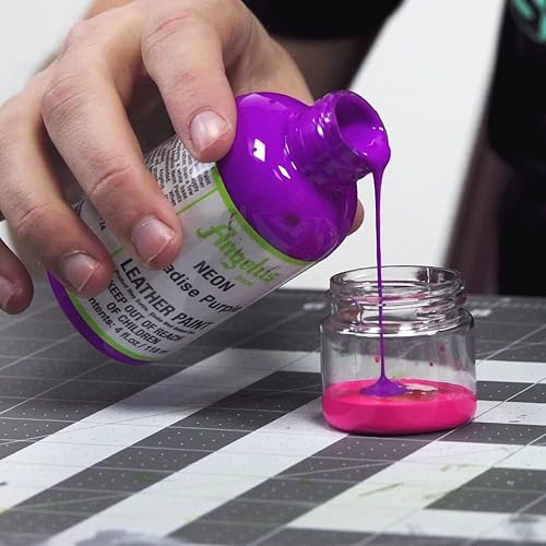 Angelus Neon Acrylic Paint Starter Kit, Pack in Kuwait Whizz