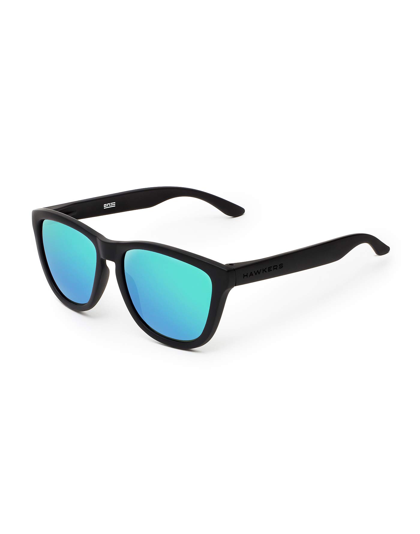 HAWKERS Unisex One Sunglasses, Carbon Black · Emerald Green, One Size UK