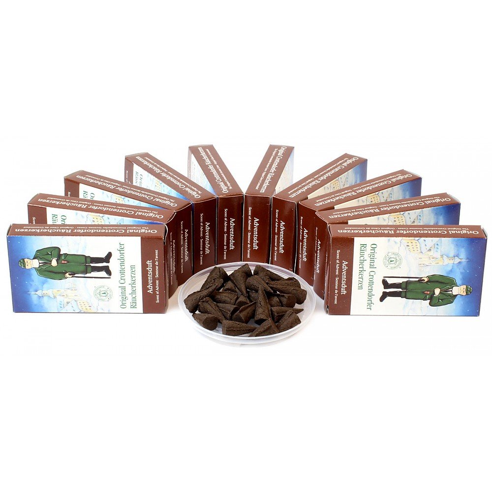 Original Crottendorfer Incense Cones – 10 x 24 Pack – Advent Aroma the Ore Mountains.