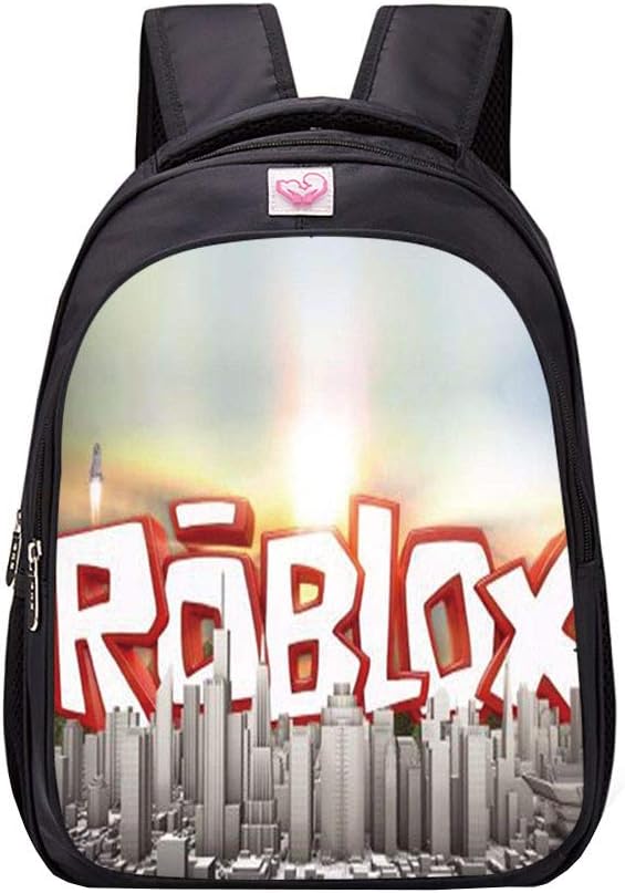 NINIUBAL Unisex Roblox School Backpack Game Printed Backpack Suitable for Boy and Girl Casual Backpack
