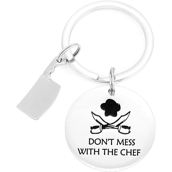 Personalized Chef Keychain – Custom Acrylic Or Wood Keychain Gift For Cooks & Food Lovers - View #4