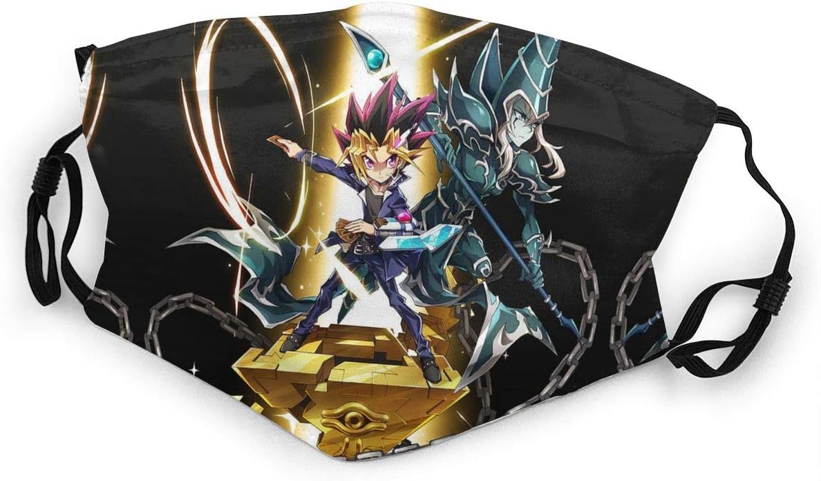 SukedddTE Kids Halloween Mouth Mask, Yu Gi Ohha Boys Reusable Cycling Nose Face Mouth Halloween Mask for Kids Boys Girls
