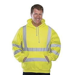 wefeyuv ANSI Class 3 High Visibility Hoodie