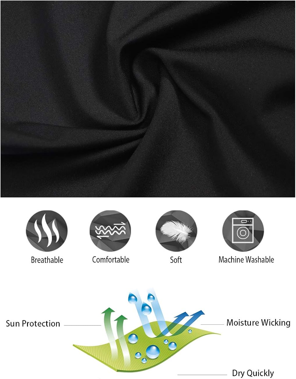 TELALEO Boys Youth Compression Pants Base Layer 3/4 Sports Tights Running Leggings Capris Kids for Workout Training: Clothing