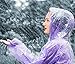 Rain Poncho: 6 Pack Emergency Disposable Waterproof Rain Coat Ponchos for Adults Men Women Teens Kids | Extra Thick, Drawstring Hood, Elastic Sleeve