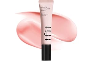 TFIT Delicate Silk Veil Art Primer - Korean Makeup, Poreless Matte Makeup Primer for Oily Skin (Lightweight, Hydrating), Blurring Pore Filler, Smooths fine lines，Long-Lasting Blur Effect, 1.01FL. Oz.