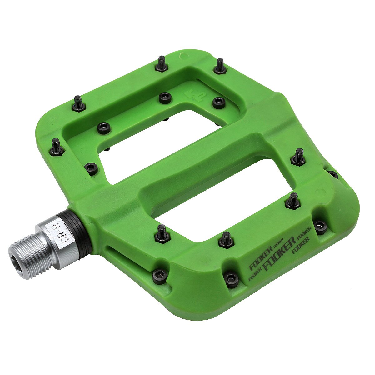 FOOKER MTB Pedals Mountain Bike Pedals 3 Bearing Non-Slip Lightweight Nylon Fiber Bicycle Platform Pedals for BMX MTB 9/16"
