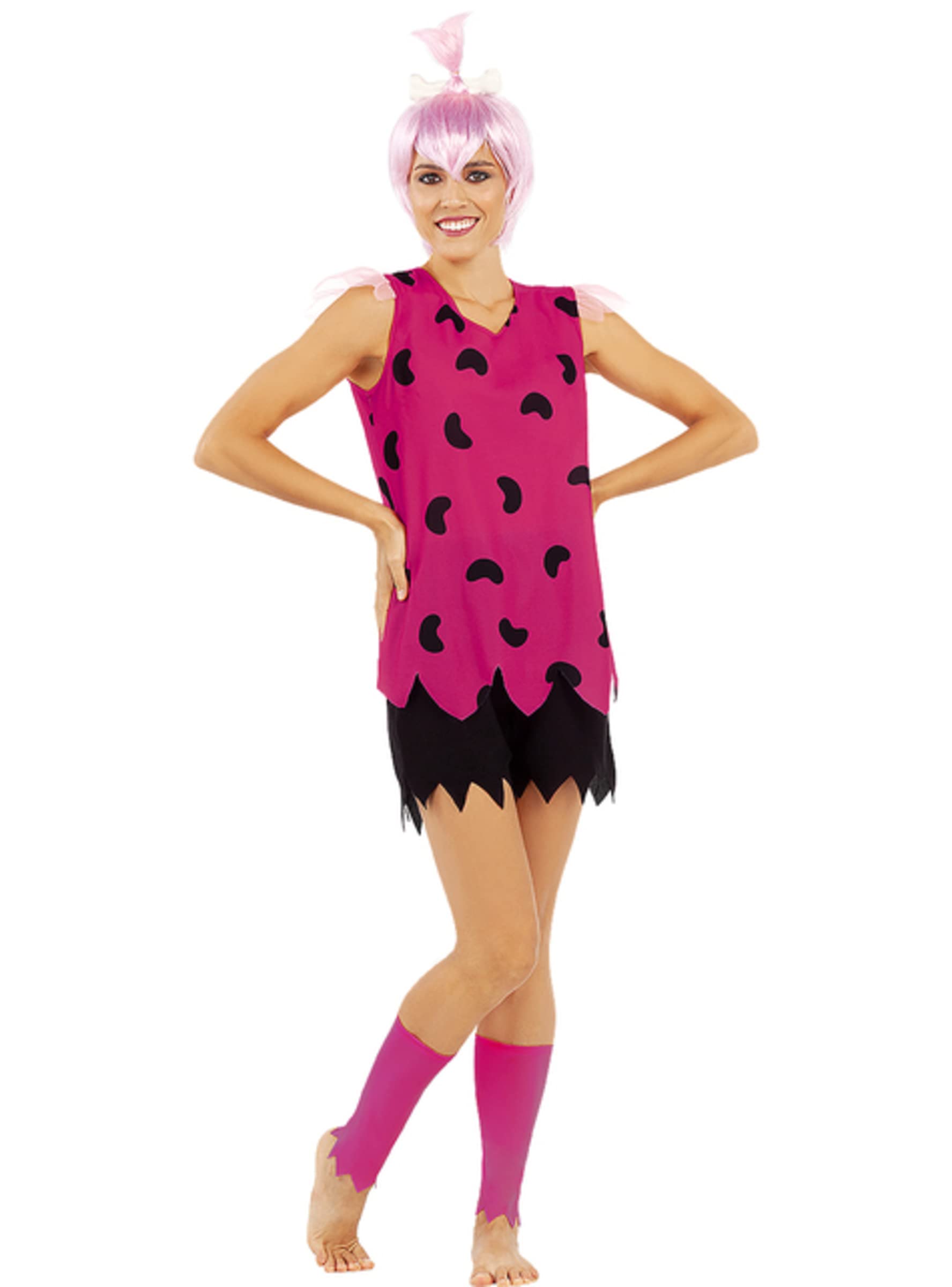 Funidelia | Pebbles costume - The Flintstones for woman The Flintstones, Cartoons, Caveman - Costumes for adults, accessory fancy dress & props for Halloween, carnival & parties - Size XL