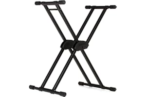 Roland Heavy Duty Double Braced X-Stand (KS-20X), Black