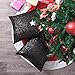 Kevin Textile Solid Bling Glitter Home Decorative Square Cushion Cover Sham for Sofa/Party, 18