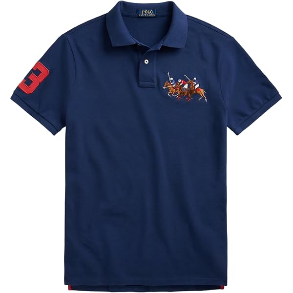 POLO RALPH LAUREN Men's Classic-Fit Graphic Mesh Polo Shirt (US