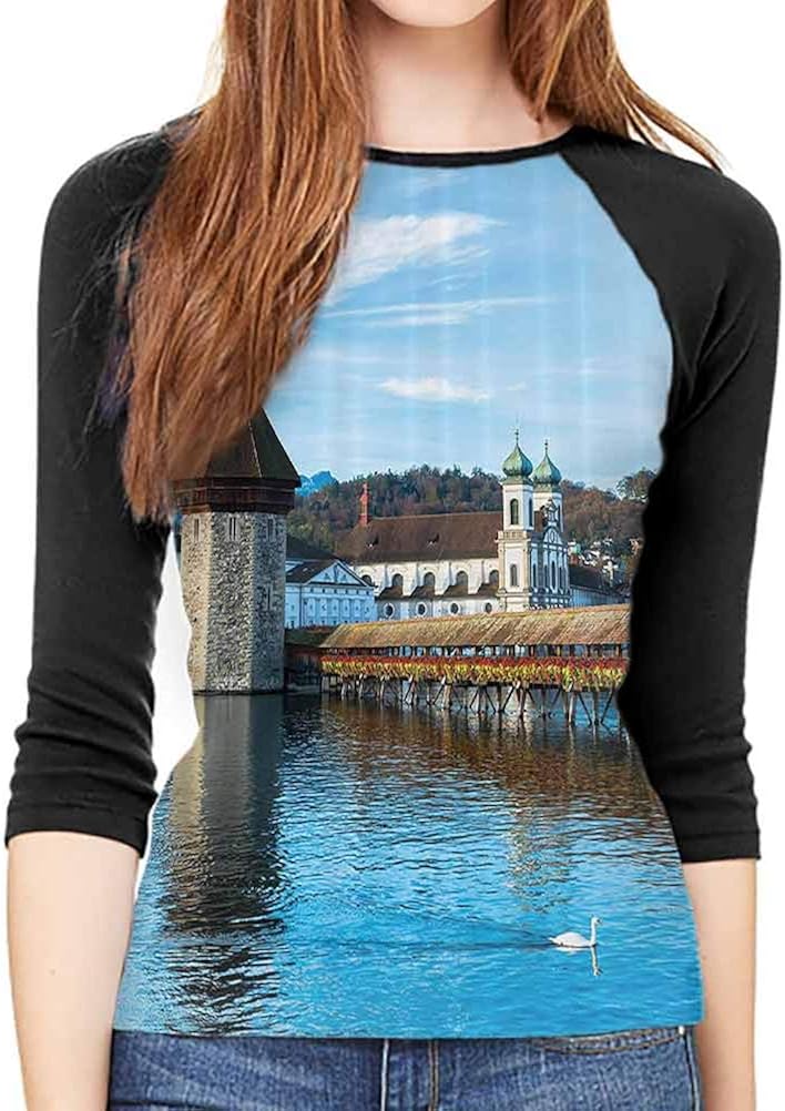 Apartment Decor Womens Tops Soft Comfortable Slim-fit Teens