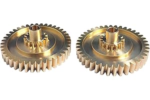 BuliBoao Convertible Top Transmission Gear, Pair of Brass Gears Fits for Porsche Boxster 1997-2012 98756118000, 987561179