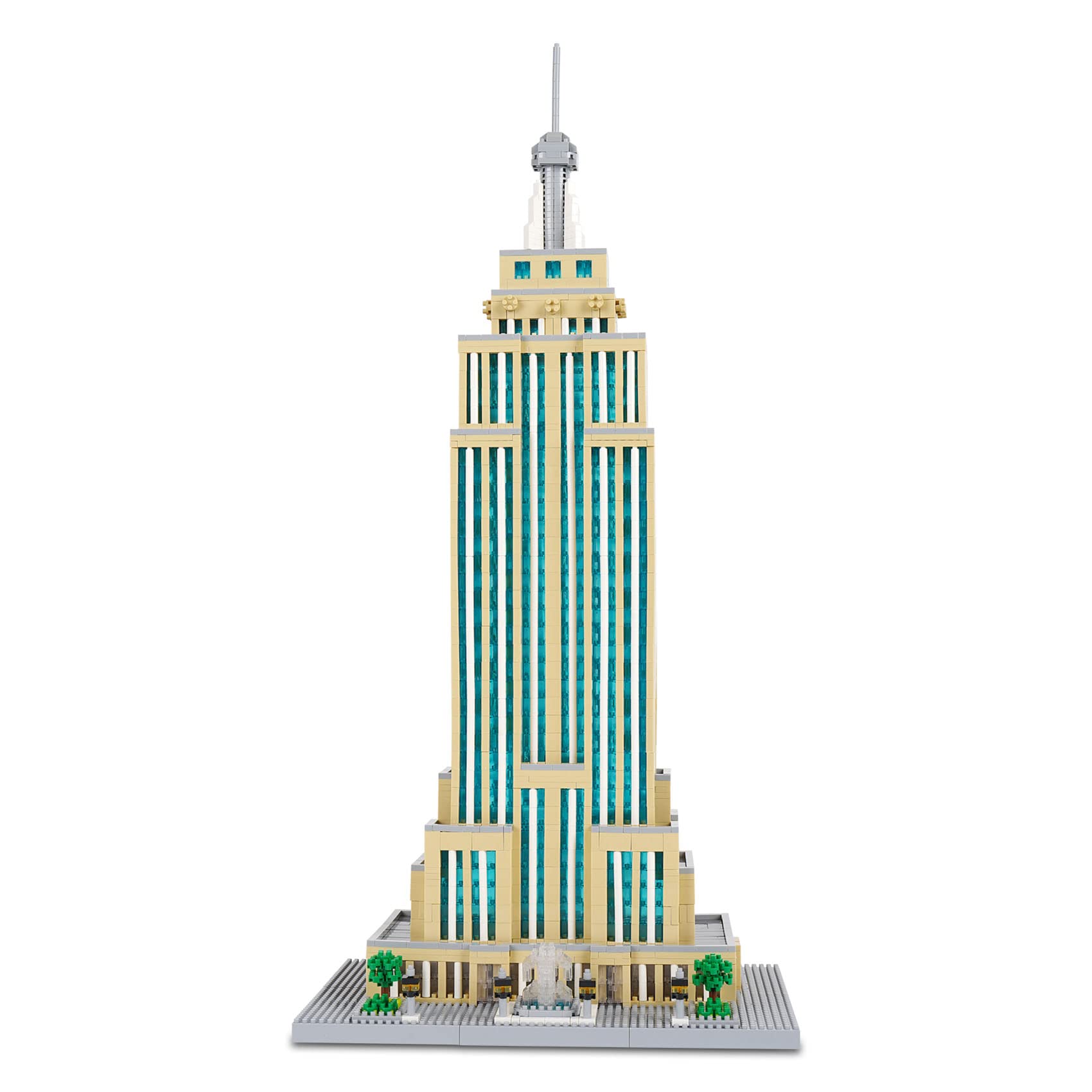 LULUFUN Empire State Model Building Block Kit, Famous Architecture Mini Building Block, Collection Model Sets,Toy Gifts for Kids and Adults 3819 pieces