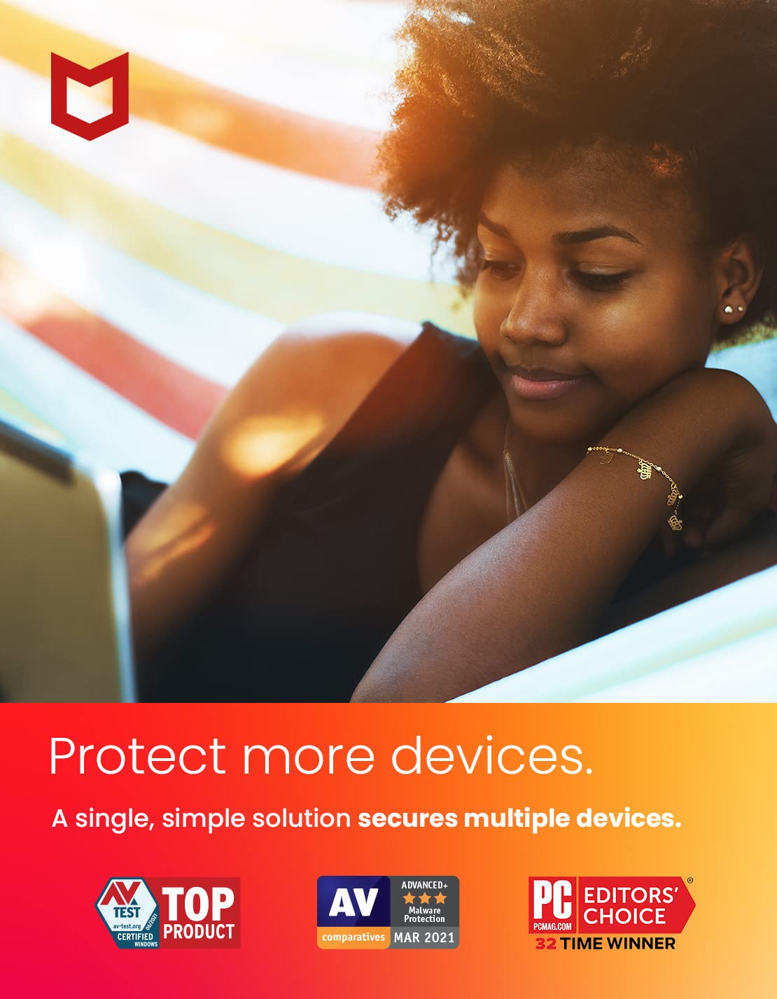 McAfee Total Protection 3 Device Antivirus Security