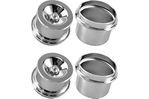 Carbon Steel Trailer Axle Dust Cap, 1.98 Inch Trailer Axle Grease Caps, Integrated Cup Grease Cover, Fit for 2000-3500 LB Axl
