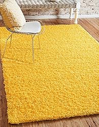 Unique Loom Solid Shag Collection Area Rug