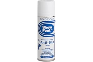 Bio-groom Show Foot Anti-Slip Spray - Dog Paw Protector, Prevents Slipping, Fast-Drying, Cruelty-Free, Made in USA, Dog Grooming Products for Pawfriction - 8 fl oz, 1-Pack