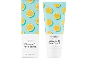 Elizabeth Mott Sure Thing Vitamin C Face Scrub – Heat Activated Exfoliating Facial Cleanser for Deep Pore Cleansing & Smoother Skin – Gentle Brightening Scrub, Vegan & Cruelty-Free Skincare, 3.52 oz