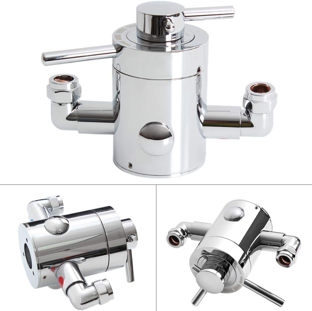 Warmiehomy Thermostatic Shower Valve Concentric Round Thermostatic