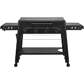 Traeger Irontop 4-Burner Griddle, 648 Sq In, Even Heat, Wind Guards | Edge-to-edge heat, 360&deg; wind guards, rust-resistant food-safe coating, P.A.L. rail, 3-yr warranty