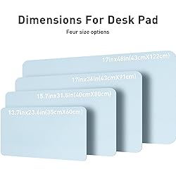 Aothia Leather Desk Pad Protector, Mouse