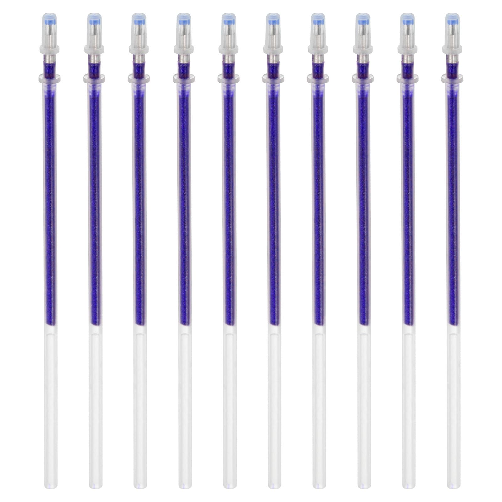 PATIKIL 1mm Gel Pens Refills, 24 Pack Sparkle Metallic Ink Bold Point for Adults Coloring Books Scrapbooking Art Drawing Journaling, Purple