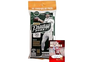 NEW 2023 Panini PRESTIGE NFL Football Factory Sealed JUMBO FAT PACK w/ 30 Cards - Look for EXCLUSIVE Sunburst Parallels! Plus Mahomes Custom Novelty Football Card!