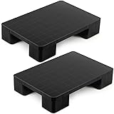 Vercraft 2 Pcs Plastic Pallets for Basement Storage