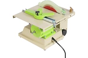 SABUIDDS 1380W Lapidary Equipment Speed Adjustable Lapidary Saw Rock Polisher Cutter w/5.91ft Power Cord&Protective Cover for Home Woodworking DIY Carving Hobbies (11.81 * 10.63in)