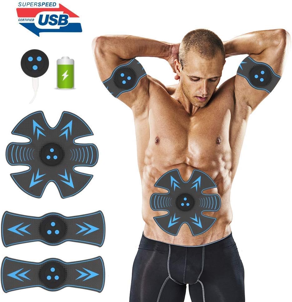 Abs Trainer Muscle Trainer Ultimate Abs Trainer Ab Trainer for Men Women Abdominal Work Out Ads Power Fitness Abs Muscle Training Gear Workout Equipment Portable Trainer Abs Belt …