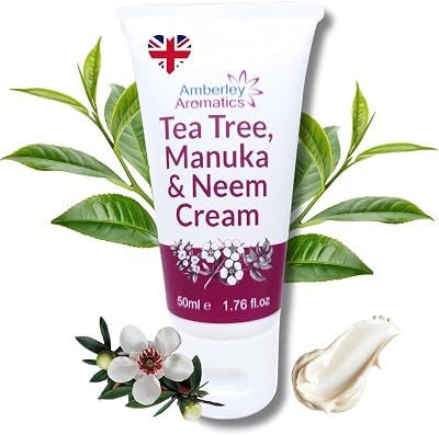 Amberley Aromatics Tea Tree Manuka Neem Cream 50ml Nourishing Skin
