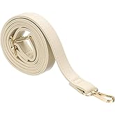 uxcell Leather Purse Strap Replacement Crossbody, 27.6-51.2 Inch Adjustable Bag Strap Purse Straps for Women Crossbody Bags Shoulder Bag Handbag, Light White
