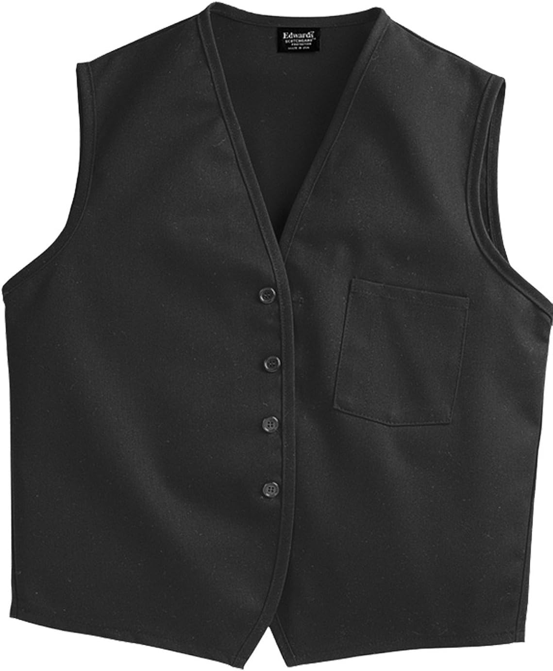 SixStarUniforms Unisex Work Vest with Breast Pocket at Amazon Men’s